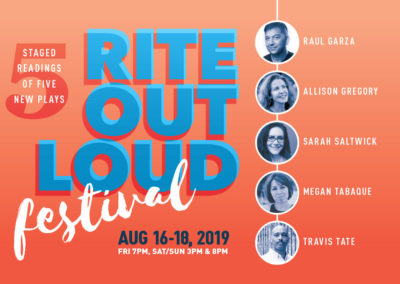 Rite Out Loud Festival, 2019